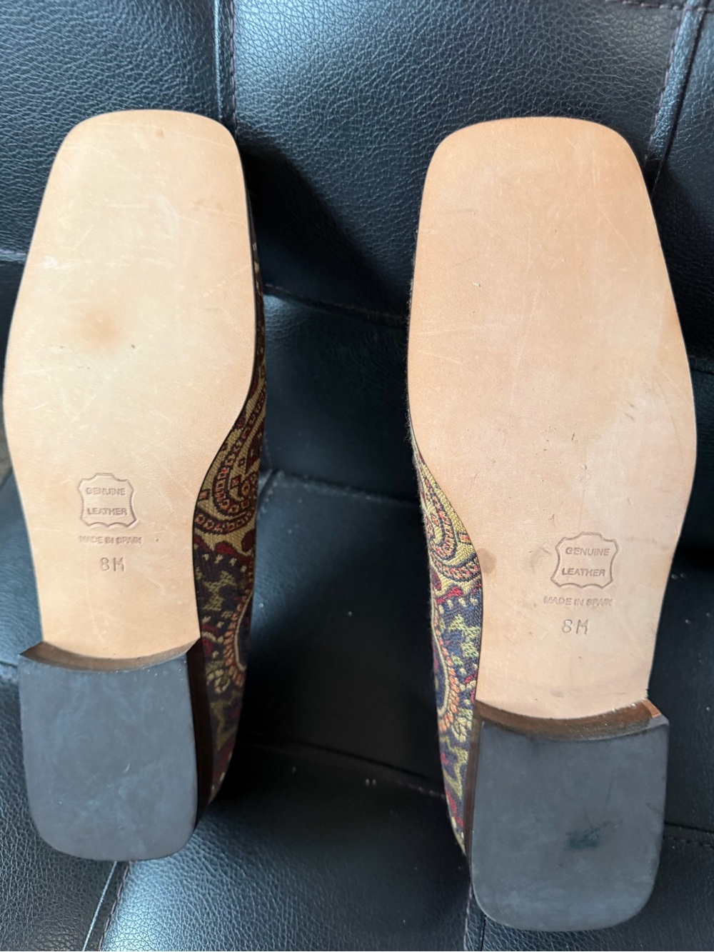 Vintage Talbots Paisley Tapestry Fabric Loafer in a Classic Jacquard Pattern - Picture 5 of 5